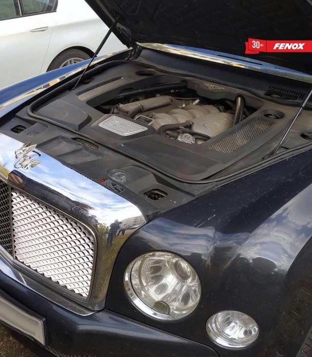 Честное письмо от клиентов или газовые упоры FENOX на Bentley